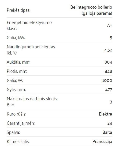 ATLANTIC EXTENSA A.I. 10 šilumos siurblys 10kW