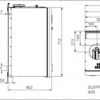 ENSY AHU-400BV/BH 470 m3/val. rekuperatorius su integruotu Wi-fi valdymo pultu spalvotu ekranu