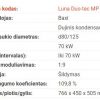 BAXI LUNA DUO-TEC MP 1.70 dujinis kondensacinis katilas