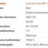 BAXI LUNA DUO-TEC MP 1.90 dujinis kondensacinis katilas