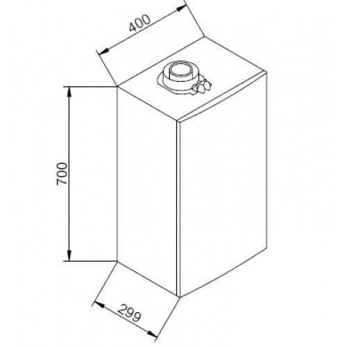 BAXI LUNA PLATINUM 1.24 dujinis kondensacinis katilas