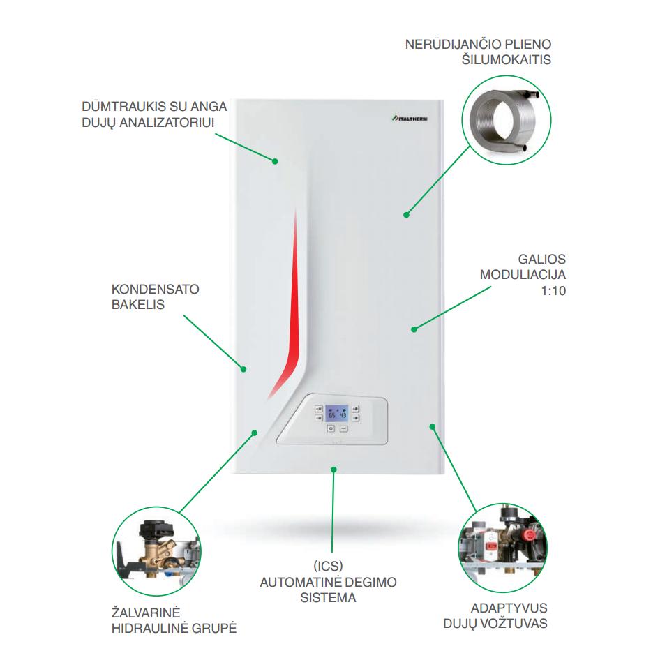 Italtherm City Class 30 K dujinis kondensacinis katilas