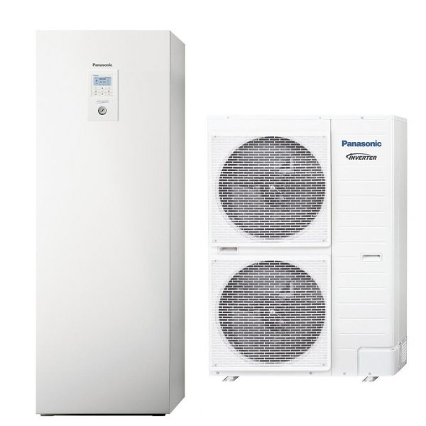 Panasonic Aquarea šilumos siurblys oras-vanduo 12kW "viskas viename" 3 fazių su integruotu boileriu WH-ADC0916H9E8 WH-UD12HE8