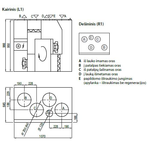 Rekuperatorius Komfovent Domekt  R-700-V