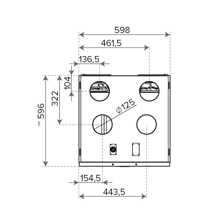 Rekuperatorius Vallox 101MV, 352 m3/h