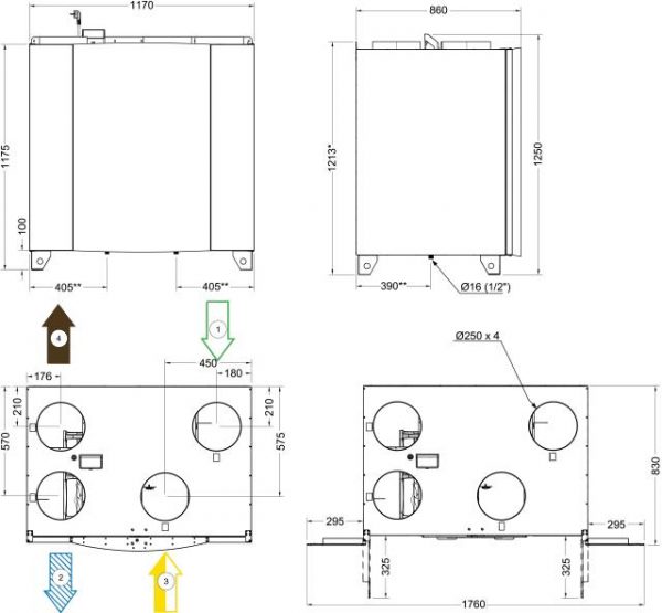 Rekuperatorius Systemair Save VTC 700