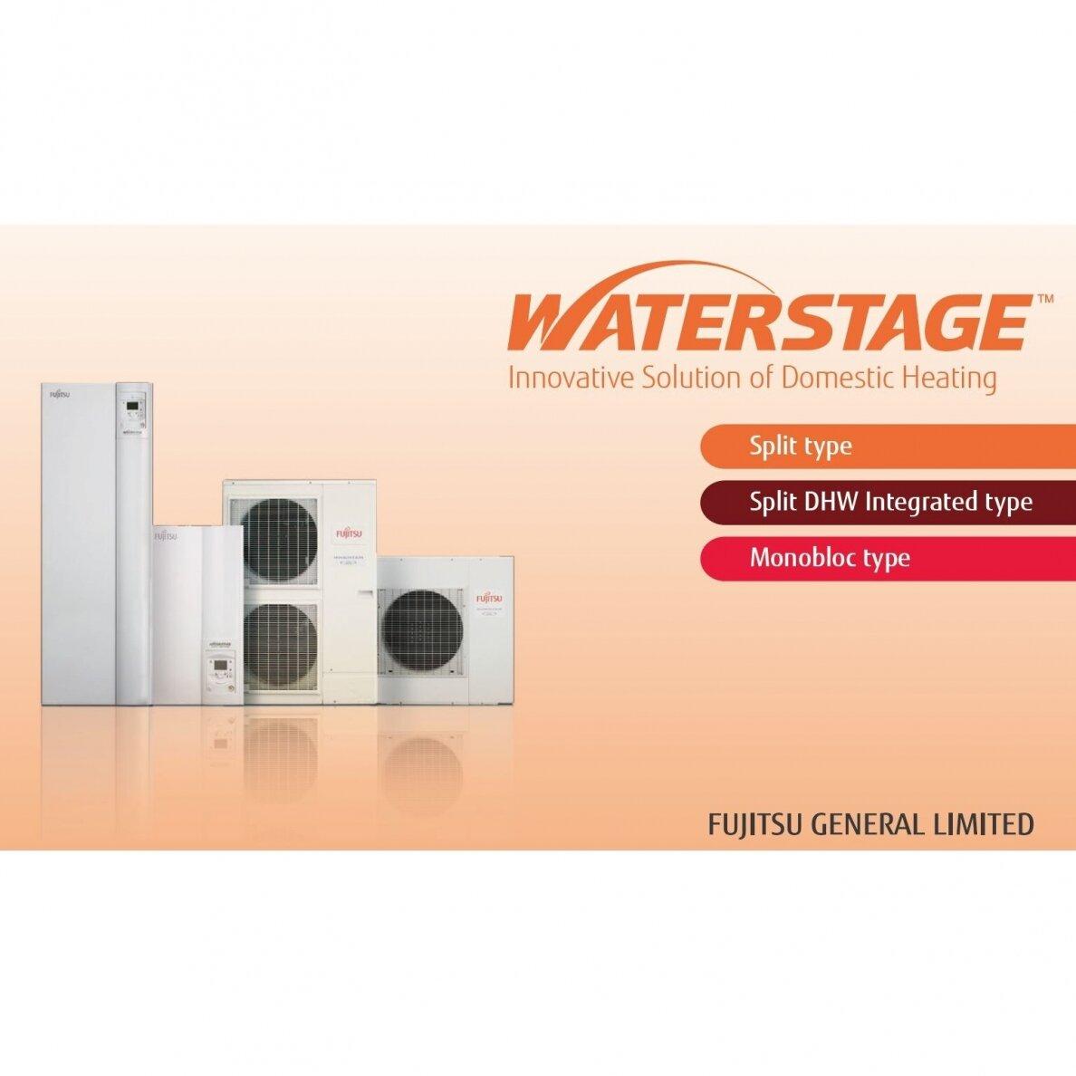 Šilumos siurblys Fujitsu High power WGYG140DG6 WOYG112LHT 10.8/9.8kW vienfazis su 190 L talpa