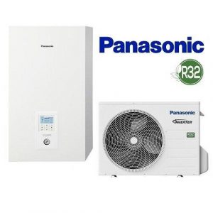 Šilumos siurblys oras/vanduo Panasonic Aquarea WH-SDC0709J3E5 WH-UD07JE5 7 kw be boilerio iki 170 m2 R32 1 fazė